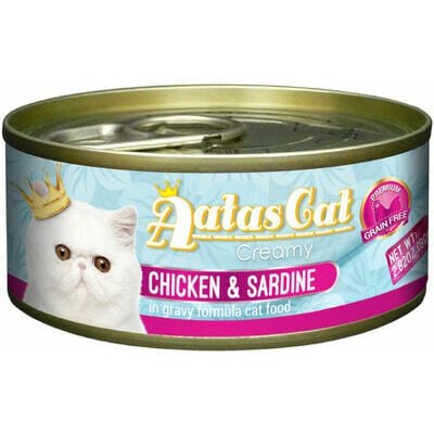 aatas-cat-creamy-chicken-sardine-80g-konservi-kakiem.spm.44209-b1 Aatas Cat Creamy Chicken & Sardine konservi kaķiem, 80 g - Image 1