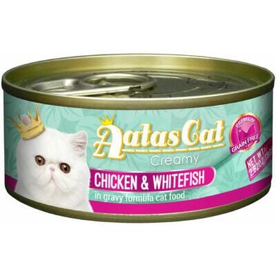 aatas-cat-creamy-chicken-whitefish-80g-konservi-kakiem.spm.44211-b1 Aatas Cat Creamy Chicken & Whitefish konservi pieaugušiem kaķiem, 80 g - Image 1